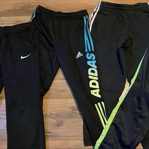 Nike adidas sweat pants lot boys size medium